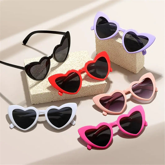 Heart-shaped Sunglasses for Women – Vintage Fashion Sunglasses with UV Protection