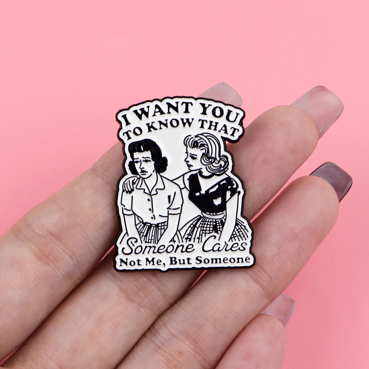 “I Want You To Know That” Speldje – Quote Accessoire