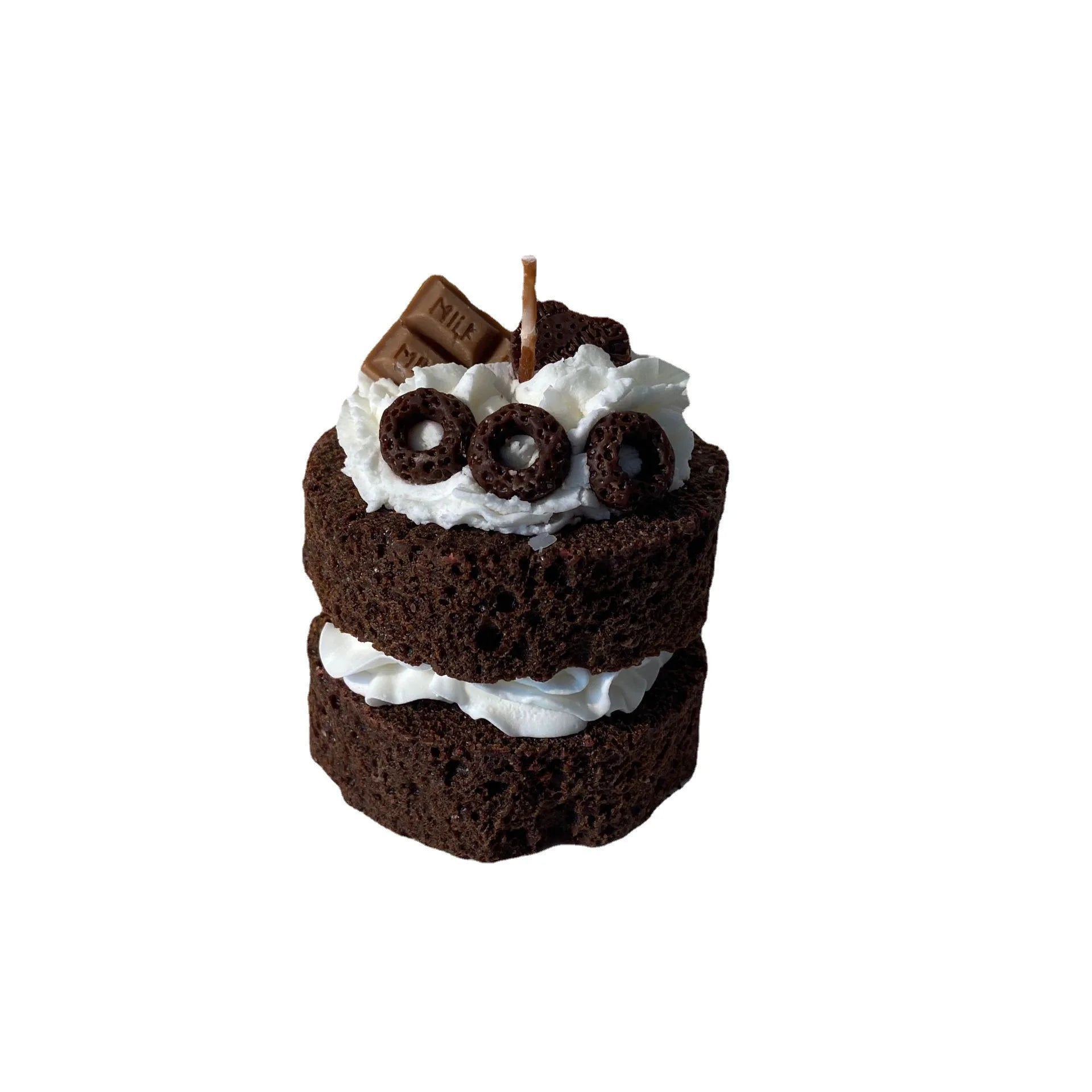 Chocolate Cake Scented Candles – Schattige Kaarsjes met Chocoladetaartgeur