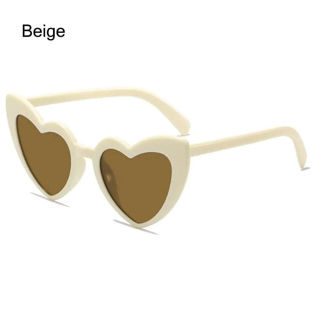 Heart-shaped Sunglasses for Women – Vintage Fashion Sunglasses with UV Protection