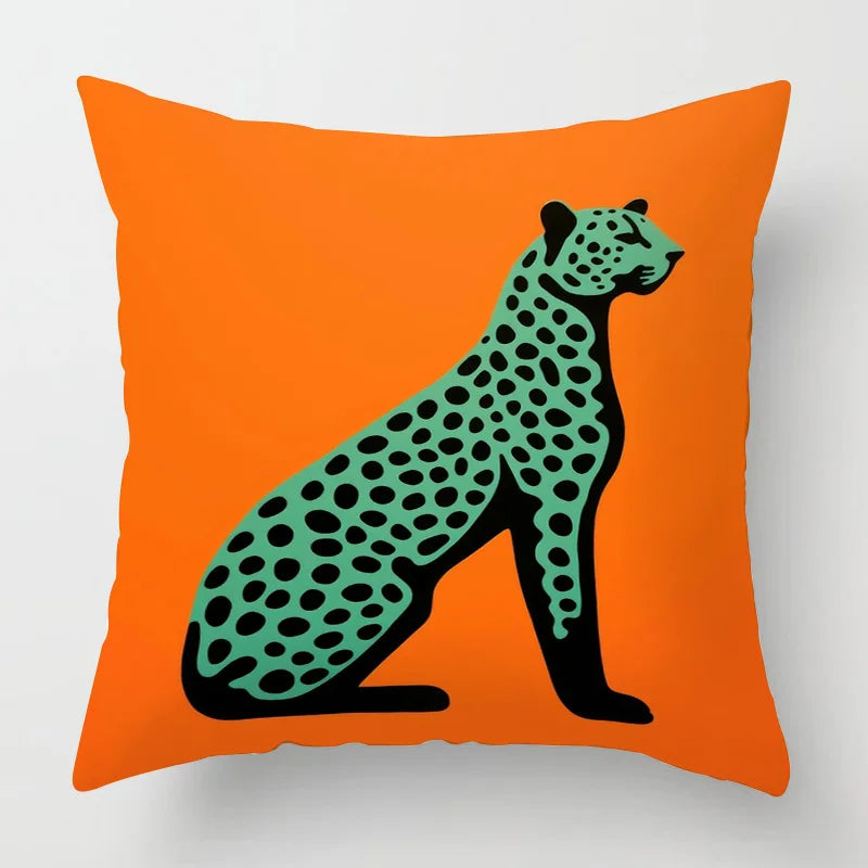 Wild & Geometrisch – Kussenhoes met Dierenprint