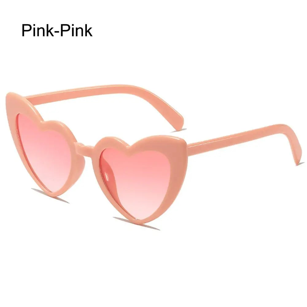 Heart-shaped Sunglasses for Women – Vintage Fashion Sunglasses with UV Protection