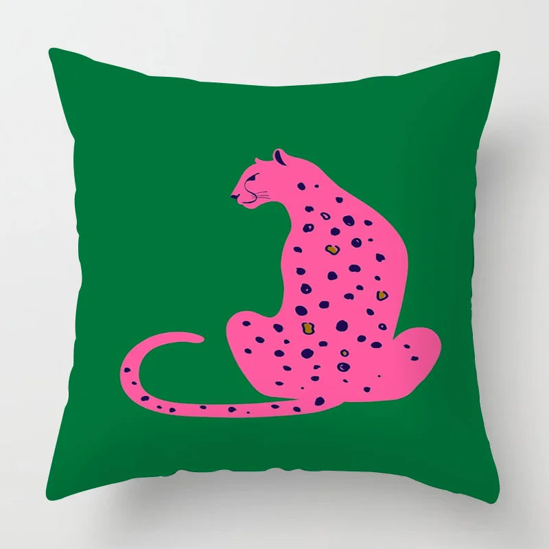 Wild & Geometrisch – Kussenhoes met Dierenprint