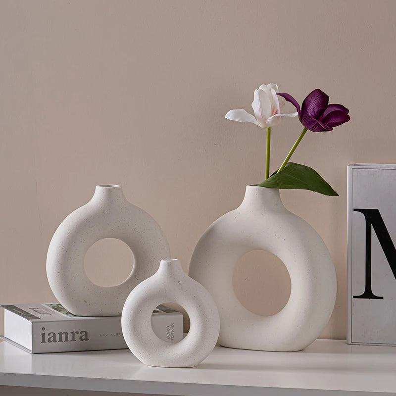 Keramische Opengewerkte Vaas – Europees Design