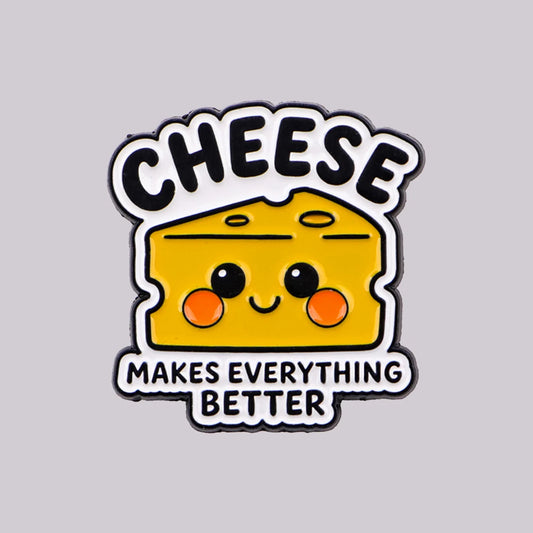 Cheese Quote Speldje – Speels Accessoire met Humor