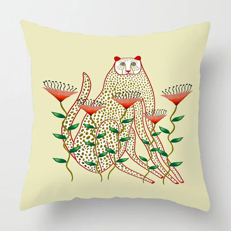 Wild & Geometrisch – Kussenhoes met Dierenprint