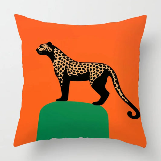 Wild & Geometrisch – Kussenhoes met Dierenprint