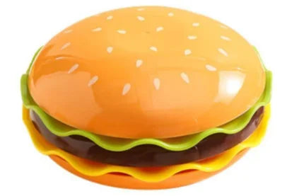 Hamburger Stacking Plate Set – Playful Burger Plates (5- or 7-piece)