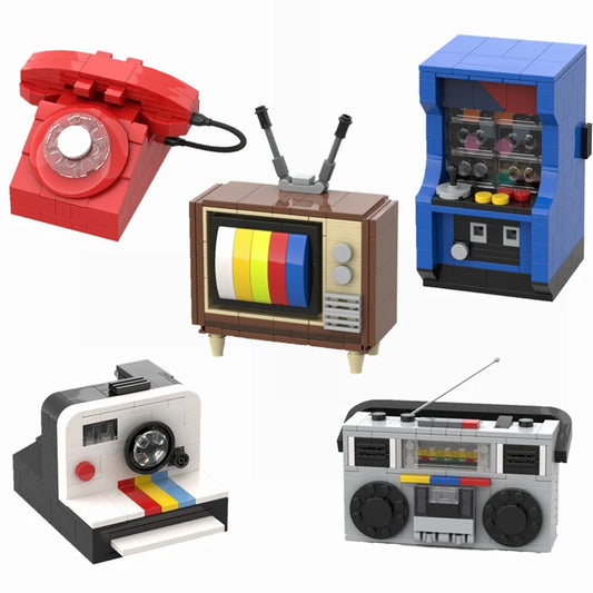 Retro Appliances Building Blocks Set – Creative Mini Models to Build
