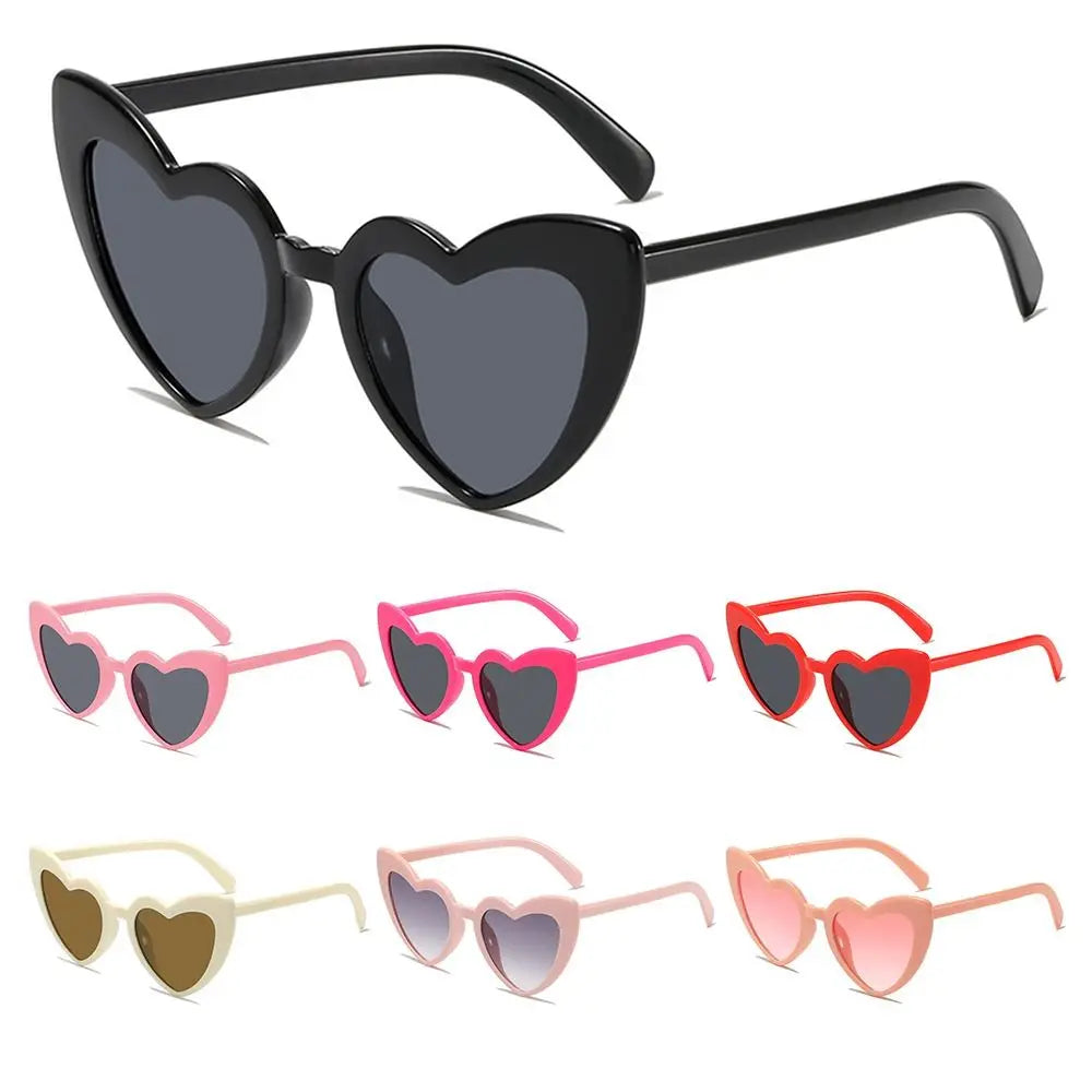 Heart-shaped Sunglasses for Women – Vintage Fashion Sunglasses with UV Protection