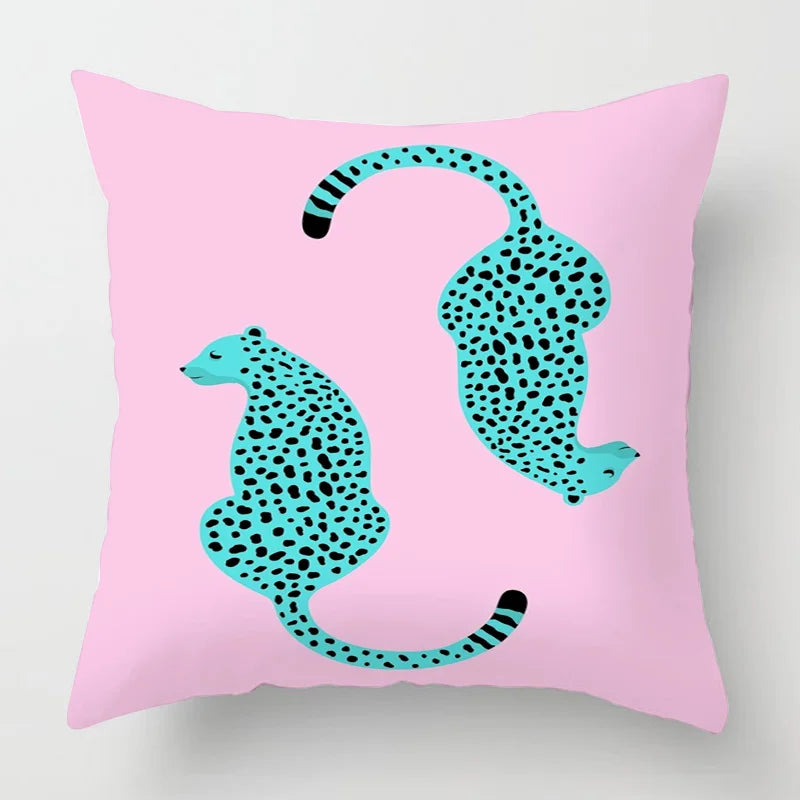 Wild & Geometrisch – Kussenhoes met Dierenprint