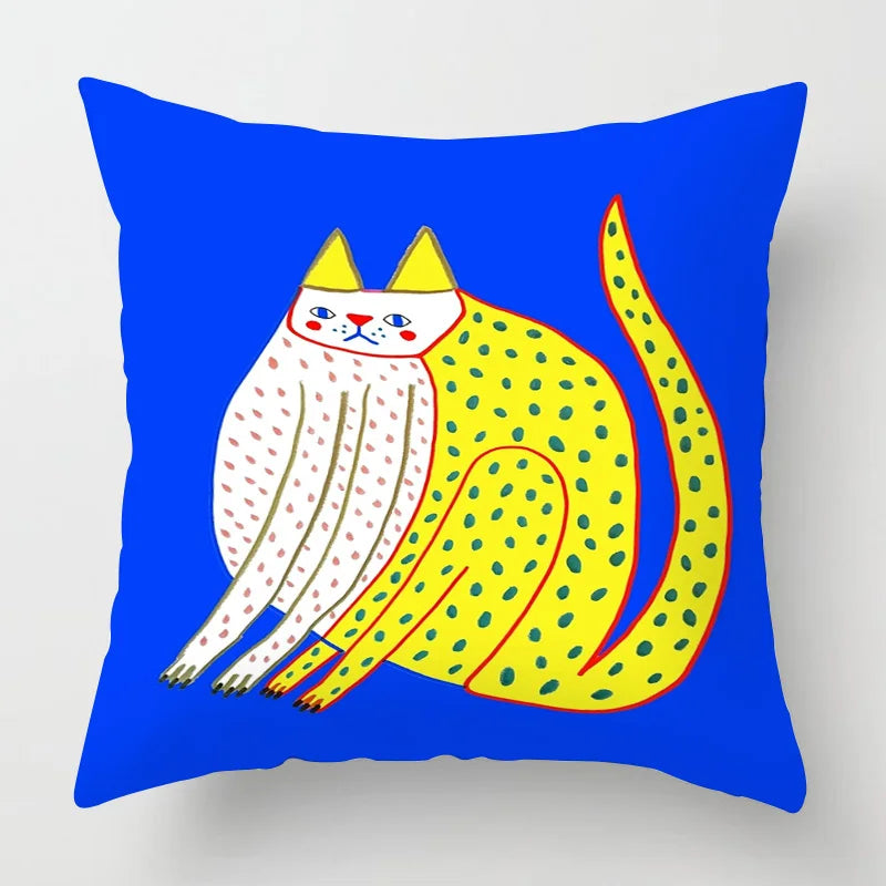 Wild & Geometrisch – Kussenhoes met Dierenprint