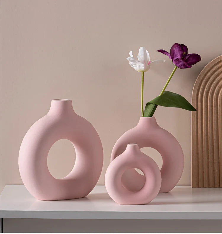 Keramische Opengewerkte Vaas – Europees Design