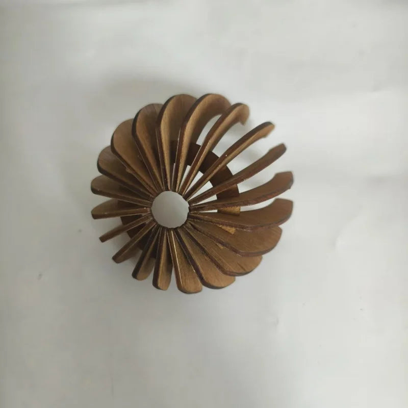 GlowTree Wooden Candle Holder – Warm Light in Wood