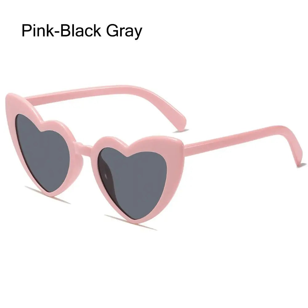 Heart-shaped Sunglasses for Women – Vintage Fashion Sunglasses with UV Protection