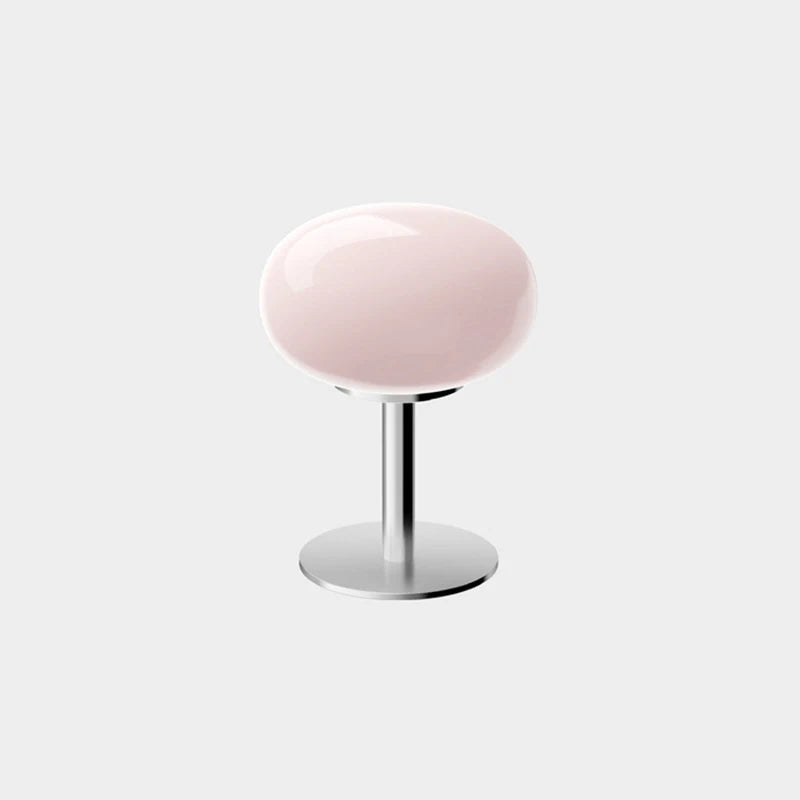 Macaron Glass Table Lamp – Soft Ambience with Dimmable Light